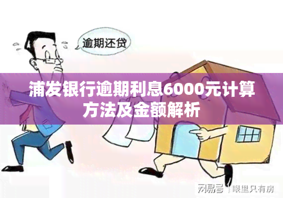 浦发银行逾期利息6000元计算方法及金额解析