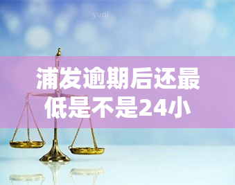 浦发逾期后还更低是不是24小时后就解封，浦发逾期后如何快速解封？只需偿还更低还款额即可吗？