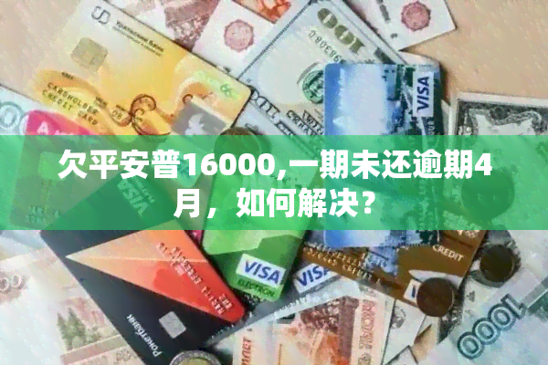 欠平安普16000,一期未还逾期4月，如何解决？