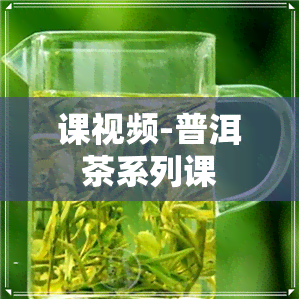 课视频-普洱茶系列课