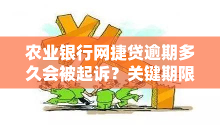 农业银行网捷贷逾期多久会被起诉？关键期限及影响解析