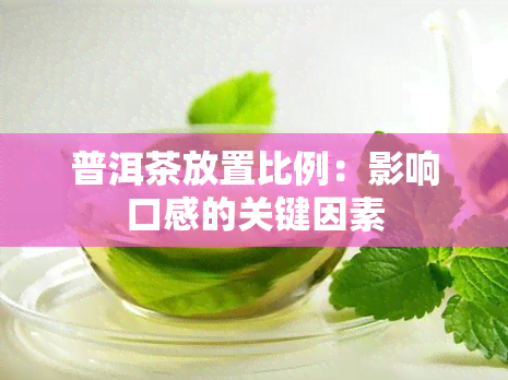 普洱茶放置比例：影响口感的关键因素