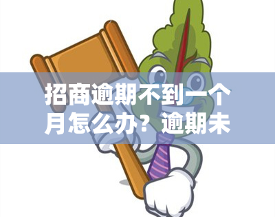 招商逾期不到一个月怎么办？逾期未超一个月会有哪些后果？