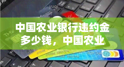 中国农业银行违约金多少钱，中国农业银行的违约金标准是多少？