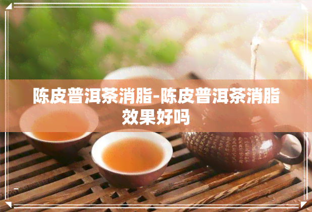 陈皮普洱茶消脂-陈皮普洱茶消脂效果好吗