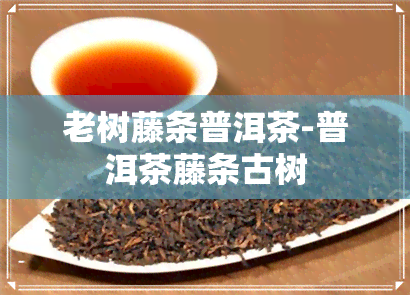 老树藤条普洱茶-普洱茶藤条古树