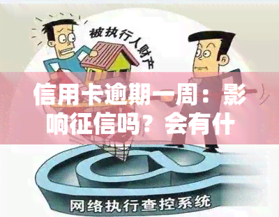 信用卡逾期一周：影响吗？会有什么后果？