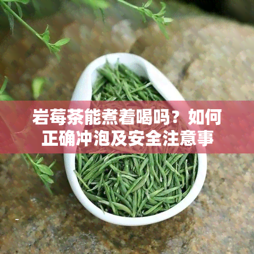 岩莓茶能煮着喝吗？如何正确冲泡及安全注意事