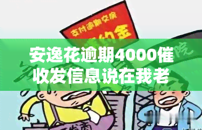 安逸花逾期4000发信息说在我老家，是否真会上门催讨？