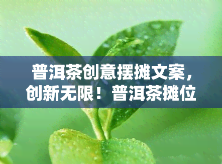 普洱茶创意摆摊文案，创新无限！普洱茶摊位独特文案设计