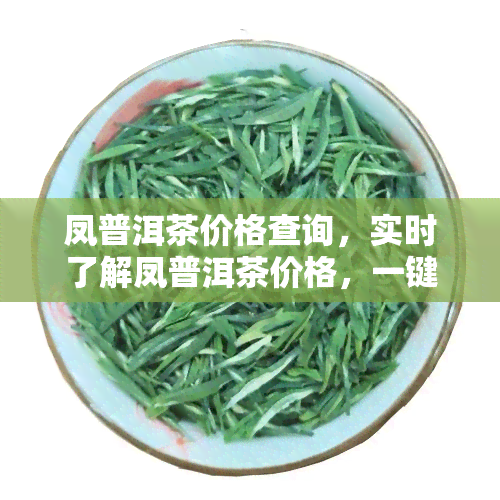 凤普洱茶价格查询，实时了解凤普洱茶价格，一键查询尽在掌握！