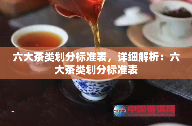 六大茶类划分标准表，详细解析：六大茶类划分标准表