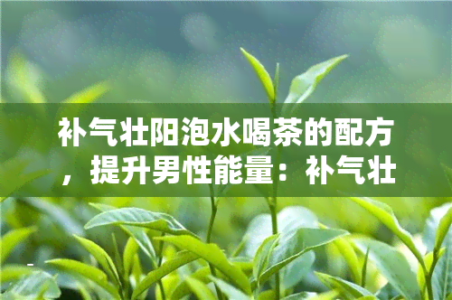 补气壮阳泡水喝茶的配方，提升男性能量：补气壮阳泡水茶配方分享