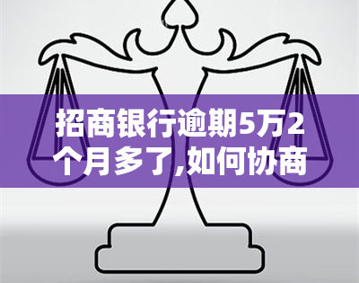 招商银行逾期5万2个月多了,如何协商分期，解决招商银行逾期问题：如何成功申请分期还款？