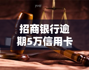 招商银行逾期5万信用卡会被拍卖房子吗，逾期5万信用卡欠款，招商银行会拍卖你的房子吗？