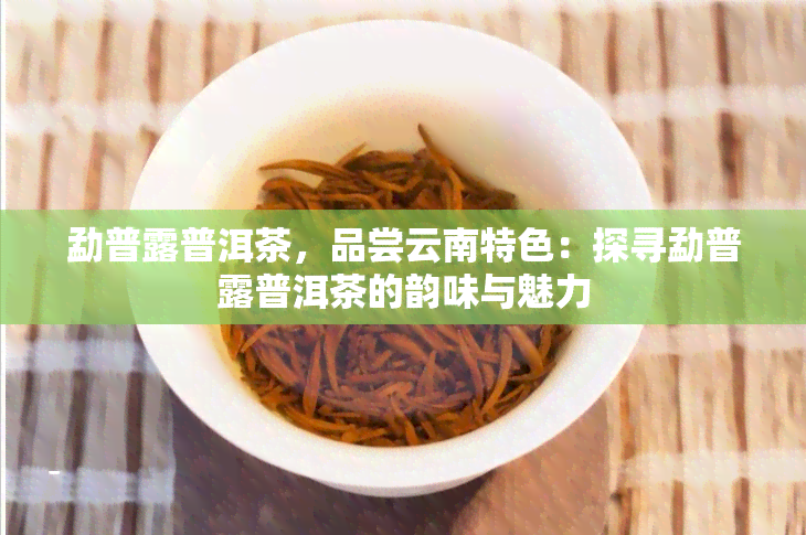 勐普露普洱茶，品尝云南特色：探寻勐普露普洱茶的韵味与魅力