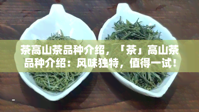 茶高山茶品种介绍，「茶」高山茶品种介绍：风味独特，值得一试！