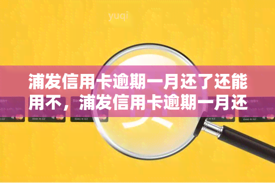 浦发信用卡逾期一月还了还能用不，浦发信用卡逾期一月还款后是否能继续使用？