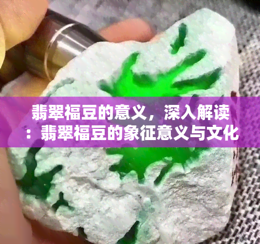 翡翠福豆的意义，深入解读：翡翠福豆的象征意义与文化内涵