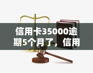 信用卡35000逾期5个月了，信用卡逾期5个月，欠款高达35000元！该如何处理？