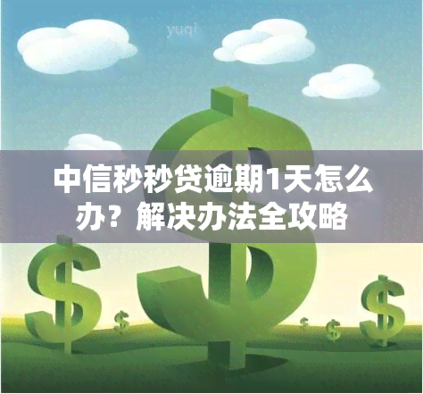 中信秒秒贷逾期1天怎么办？解决办法全攻略