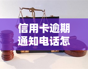 信用卡逾期通知电话怎么办，信用卡逾期通知电话处理攻略