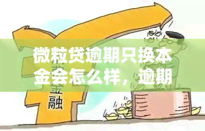 微粒贷逾期只换本金会怎么样，逾期还款只还本金？微粒贷会有何后果？