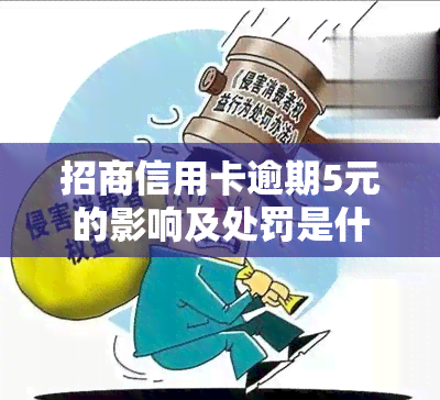 招商信用卡逾期5元的影响及处罚是什么？