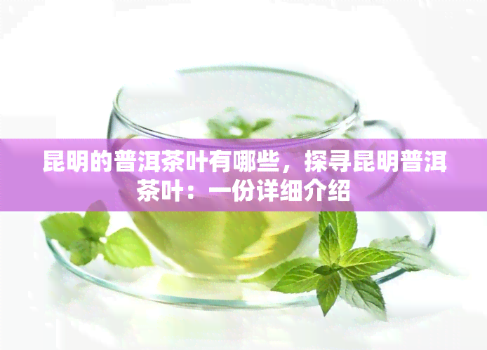 昆明的普洱茶叶有哪些，探寻昆明普洱茶叶：一份详细介绍