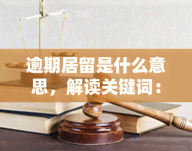 逾期居留是什么意思，解读关键词：逾期居留的含义与影响