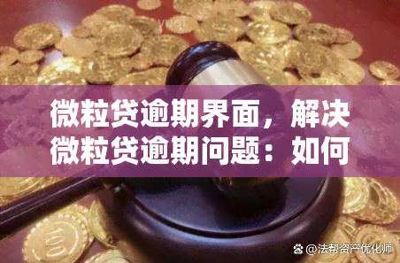 微粒贷逾期界面，解决微粒贷逾期问题：如何在逾期界面中进行处理？