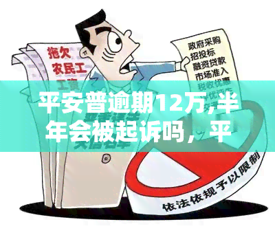 平安普逾期12万,半年会被起诉吗，平安普逾期12万，是否会面临半年内被起诉的风险？