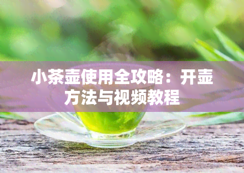 小茶壶使用全攻略：开壶方法与视频教程