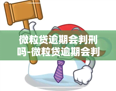 微粒贷逾期会判刑吗-微粒贷逾期会判刑吗知乎