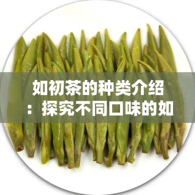 如初茶的种类介绍：探究不同口味的如初茶叶及其产地