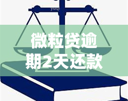 微粒贷逾期2天还款会有何后果？应及时处理避免进一步影响