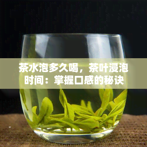 茶水泡多久喝，茶叶浸泡时间：掌握口感的秘诀