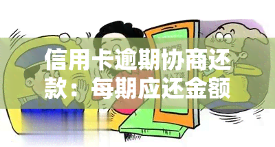 信用卡逾期协商还款：每期应还金额及未还后果全解析