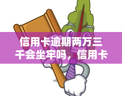 信用卡逾期两万三千会坐牢吗，信用卡逾期两万三千是否会坐牢？探讨法律责任与应对策略