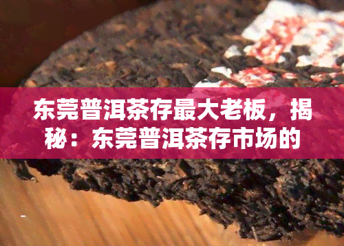 东莞普洱茶存更大老板，揭秘：东莞普洱茶存市场的更大老板是谁？