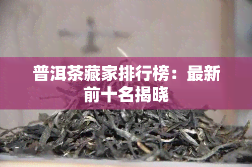 普洱茶藏家排行榜：最新前十名揭晓