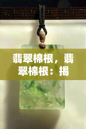 翡翠棉根，翡翠棉根：揭开神秘面纱的内部结构