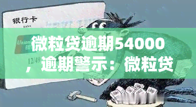 微粒贷逾期54000，逾期警示：微粒贷未偿还金额达54000元，请尽快处理