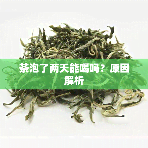 茶泡了两天能喝吗？原因解析