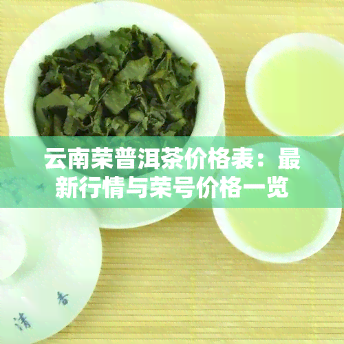 云南荣普洱茶价格表：最新行情与荣号价格一览