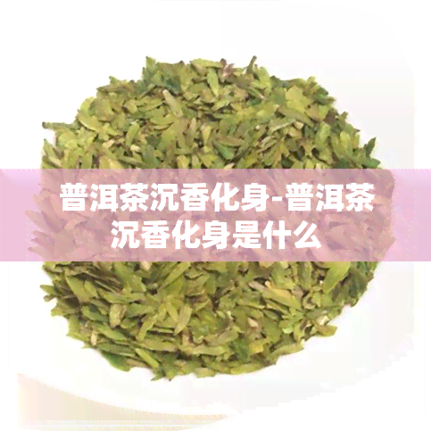 普洱茶沉香化身-普洱茶沉香化身是什么