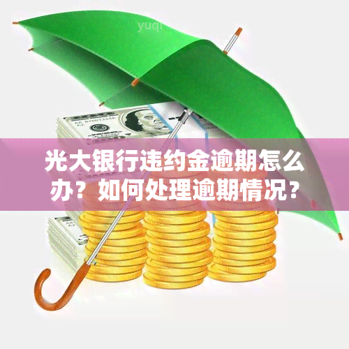 光大银行违约金逾期怎么办？如何处理逾期情况？