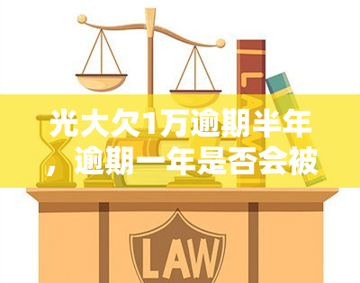 光大欠1万逾期半年，逾期一年是否会被起诉？能否申请分期还款？