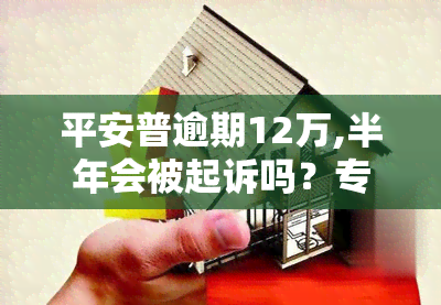 平安普逾期12万,半年会被起诉吗？专家解析可能的法律风险与应对策略