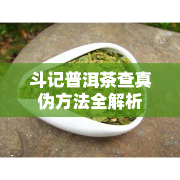 斗记普洱茶查真伪方法全解析